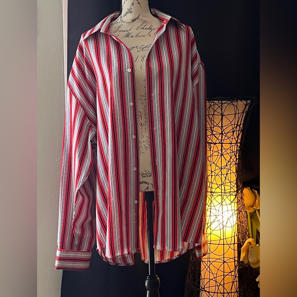Unisex button down